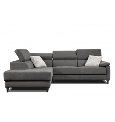 Ecksofa 5-Sitzer links Taunus | Mit verstellbaren Kopfstützen | Wozimo