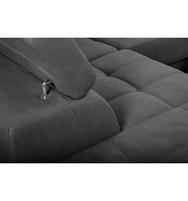 Ecksofa 5-Sitzer links Taunus | Mit verstellbaren Kopfstützen | Wozimo