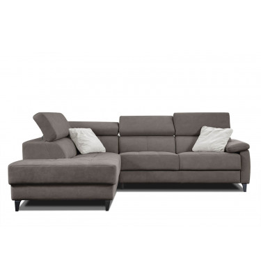 Ecksofa 5-Sitzer links Taunus | Mit verstellbaren Kopfstützen | Wozimo