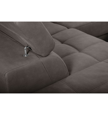 Ecksofa 5-Sitzer links Taunus | Mit verstellbaren Kopfstützen | Wozimo