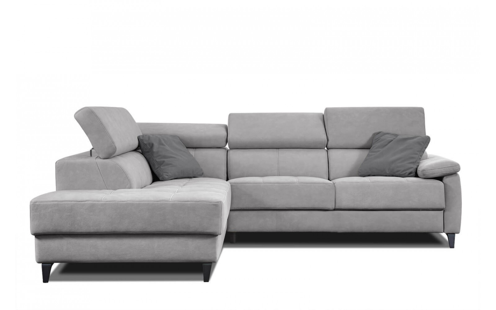 Ecksofa 5-Sitzer links Taunus | Mit verstellbaren Kopfstützen | Wozimo