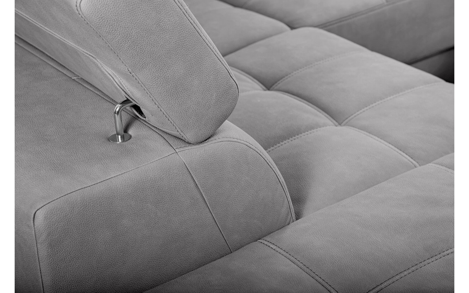 Ecksofa 5-Sitzer links Taunus | Mit verstellbaren Kopfstützen | Wozimo