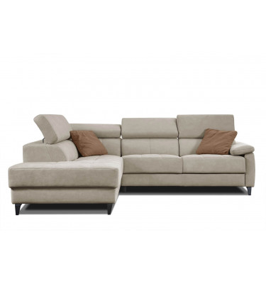 Ecksofa 5-Sitzer links Taunus | Mit verstellbaren Kopfstützen | Wozimo