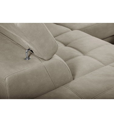 Ecksofa 5-Sitzer links Taunus | Mit verstellbaren Kopfstützen | Wozimo