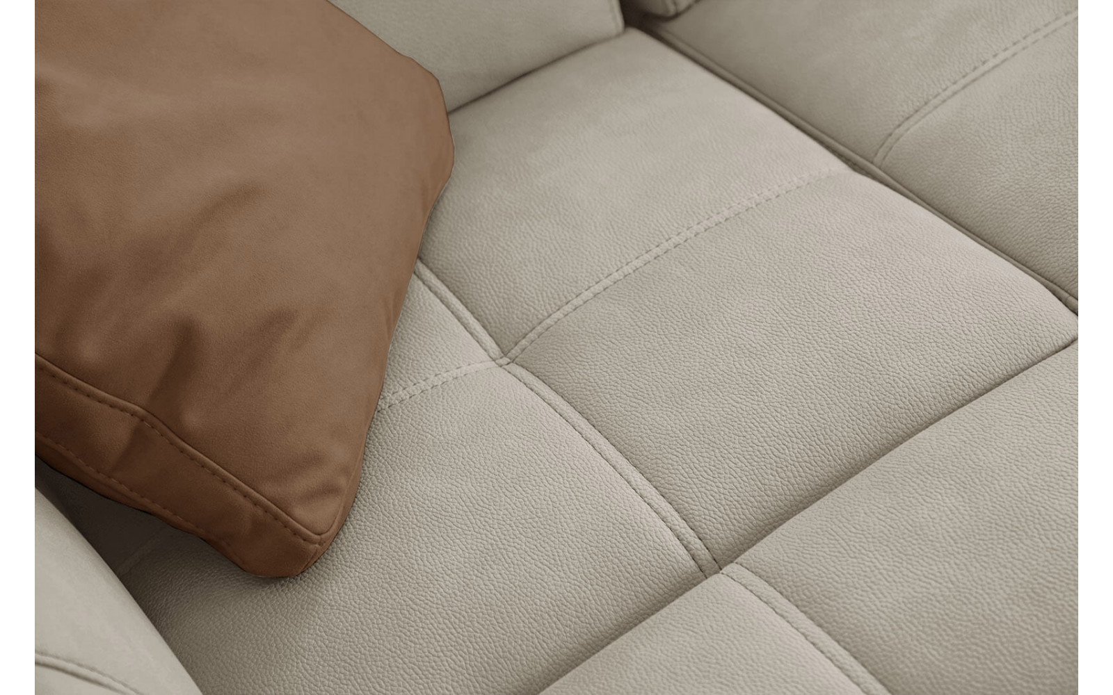 Ecksofa 5-Sitzer links Taunus | Mit verstellbaren Kopfstützen | Wozimo