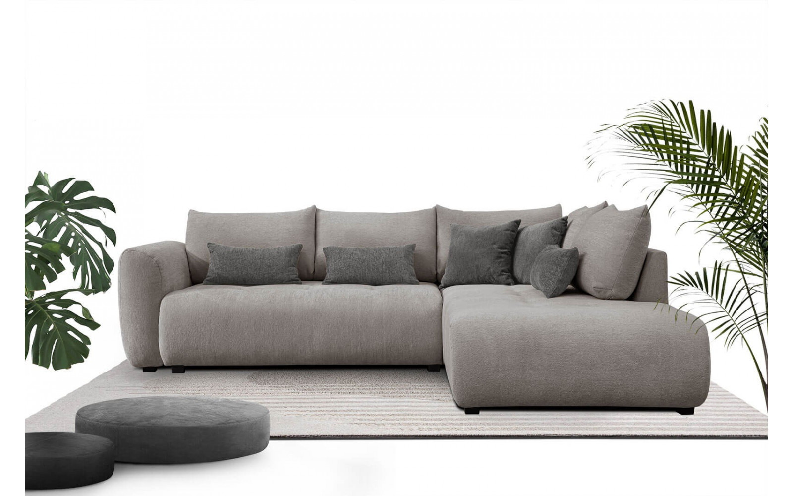 Ecksofa 5-Sitzer rechts Soreno | Mit Schlaffunktion kaufen | Wozimo