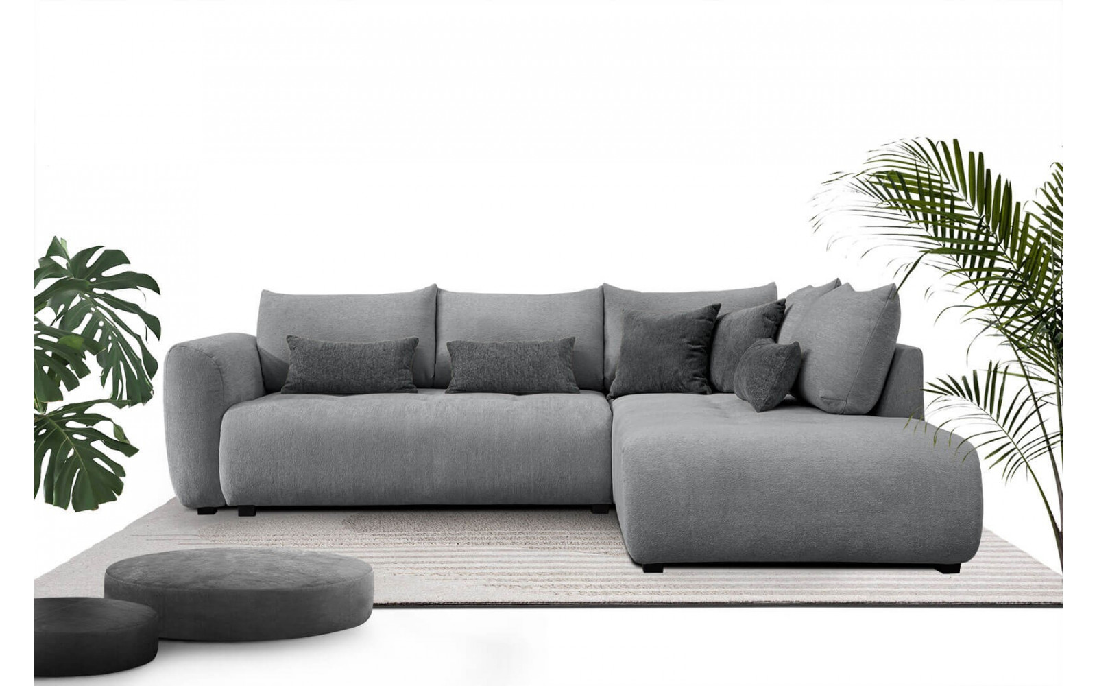 Ecksofa 5-Sitzer rechts Soreno | Mit Schlaffunktion kaufen | Wozimo