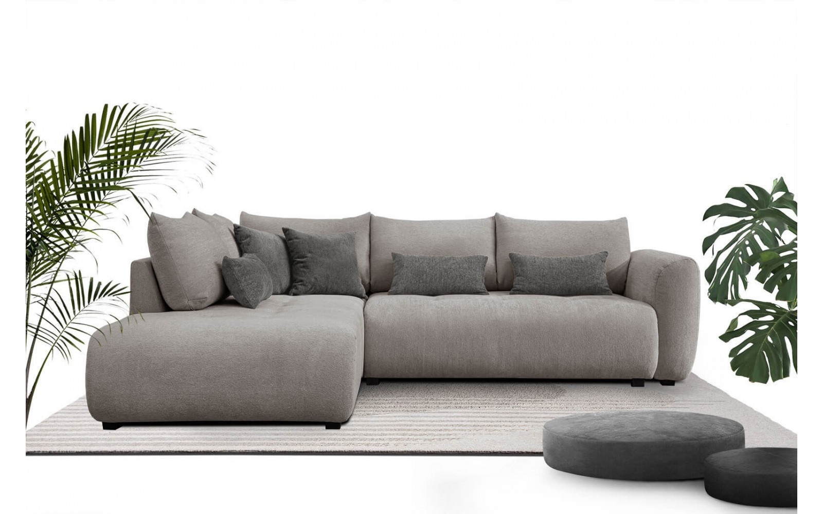 Ecksofa 5-Sitzer links Soreno | Mit Schlaffunktion kaufen | Wozimo