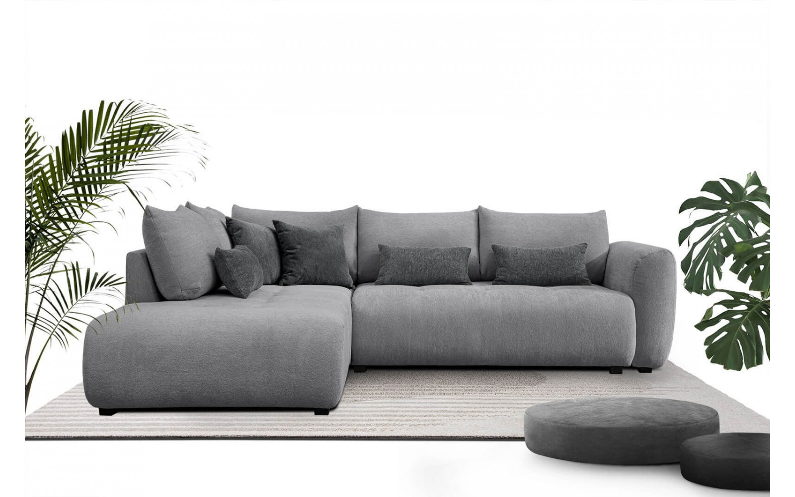 Ecksofa 5-Sitzer links Soreno | Mit Schlaffunktion kaufen | Wozimo