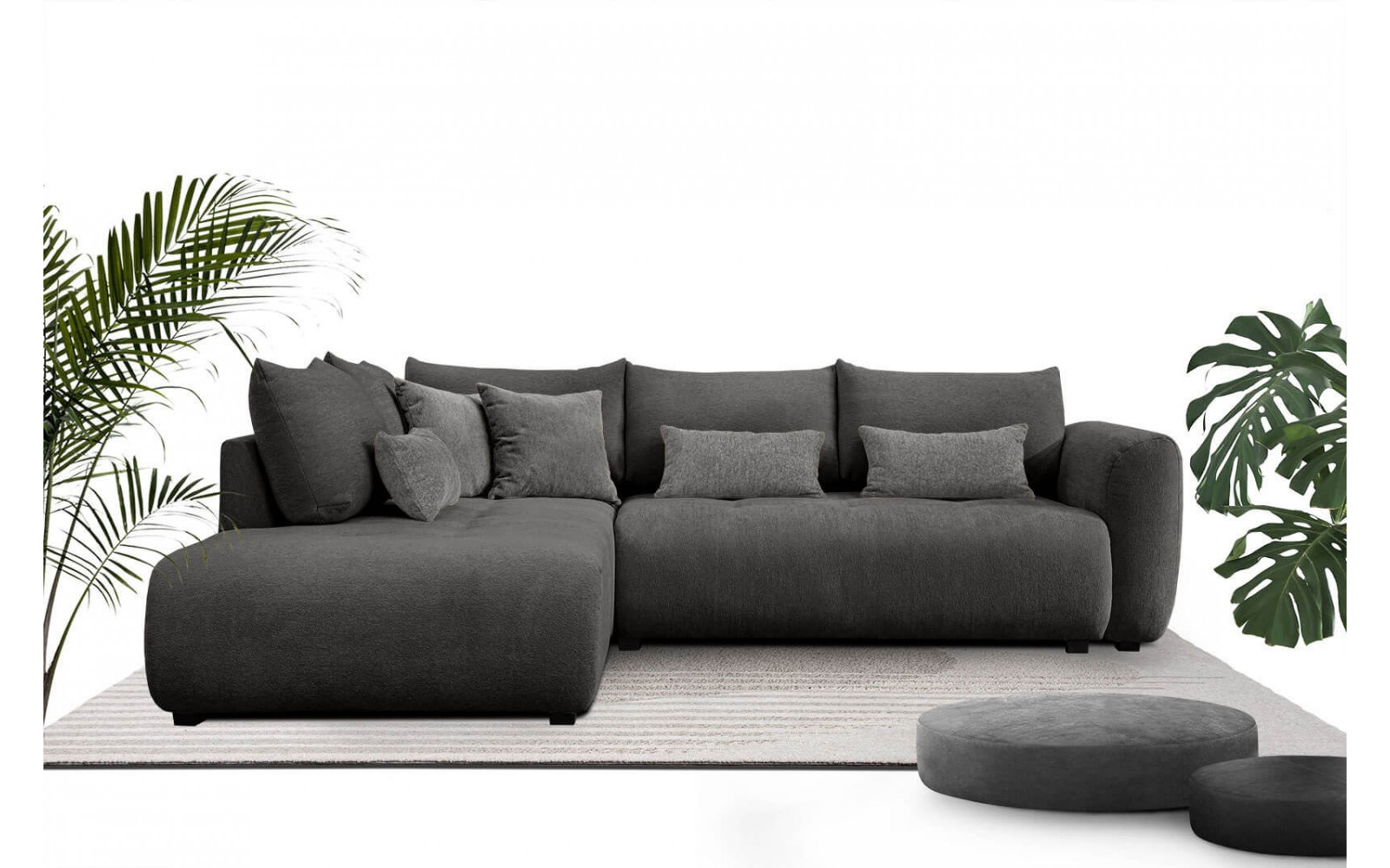 Ecksofa 5-Sitzer links Soreno | Mit Schlaffunktion kaufen | Wozimo