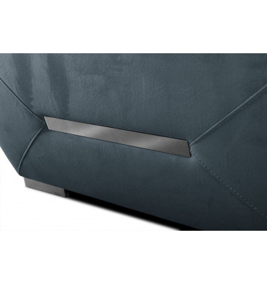 Ecksofa rechts mit verstellbaren Kopfstützen 5-Sitzer KELTE