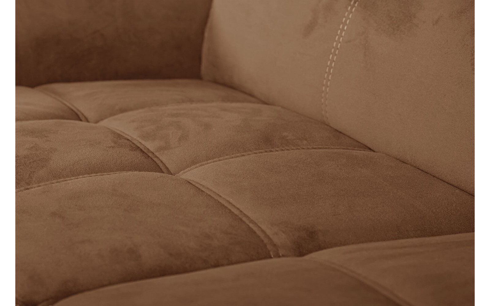 Ecksofa rechts mit verstellbaren Kopfstützen 5-Sitzer KELTE