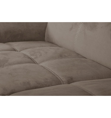 Ecksofa rechts mit verstellbaren Kopfstützen 5-Sitzer KELTE