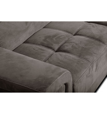 Ecksofa rechts mit verstellbaren Kopfstützen 5-Sitzer KELTE