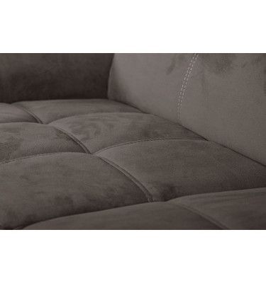 Ecksofa rechts mit verstellbaren Kopfstützen 5-Sitzer KELTE