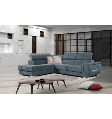 Ecksofa 5-Sitzer links Kelte | Mit verstellbaren Kopfstützen | Wozimo