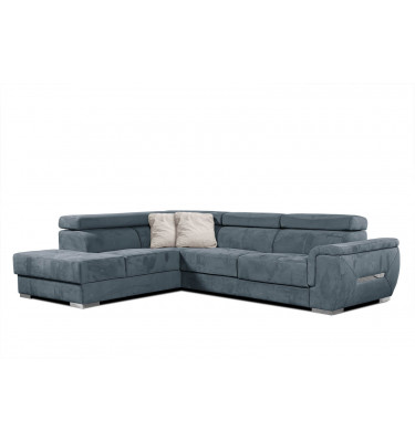 Ecksofa 5-Sitzer links Kelte | Mit verstellbaren Kopfstützen | Wozimo