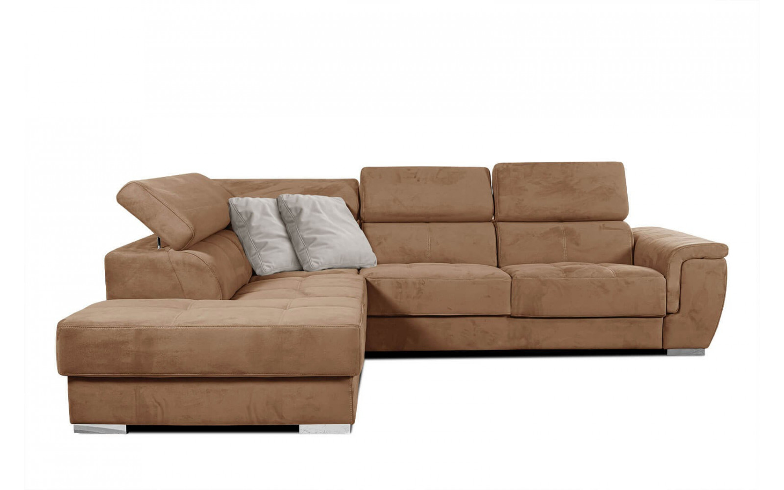 Ecksofa 5-Sitzer links Kelte | Mit verstellbaren Kopfstützen | Wozimo