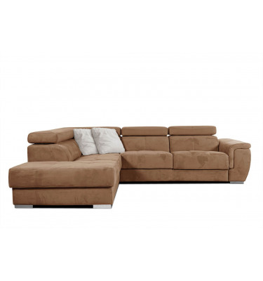 Ecksofa 5-Sitzer links Kelte | Mit verstellbaren Kopfstützen | Wozimo