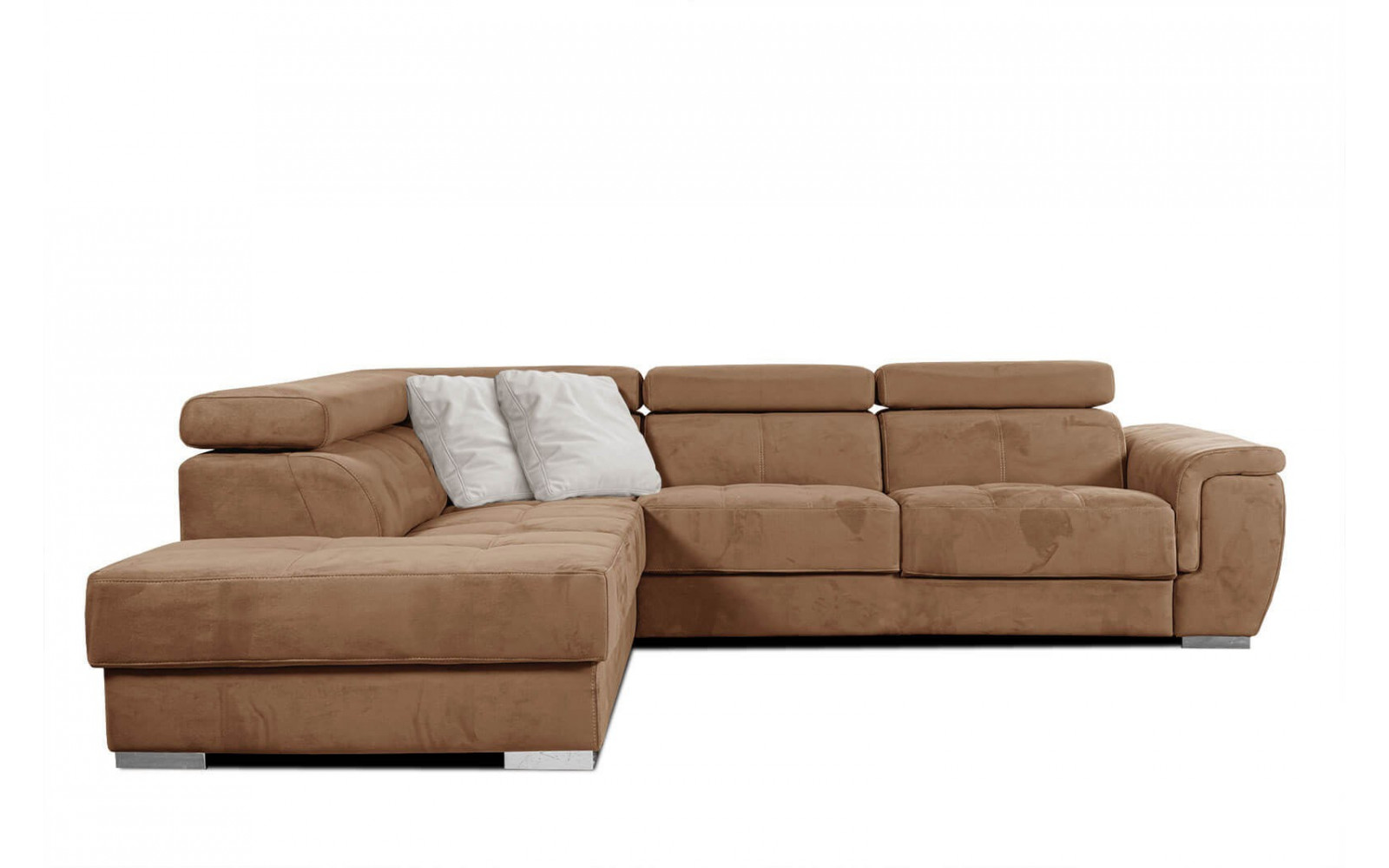 Ecksofa 5-Sitzer links Kelte | Mit verstellbaren Kopfstützen | Wozimo