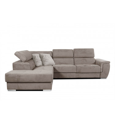 Ecksofa 5-Sitzer links Kelte | Mit verstellbaren Kopfstützen | Wozimo