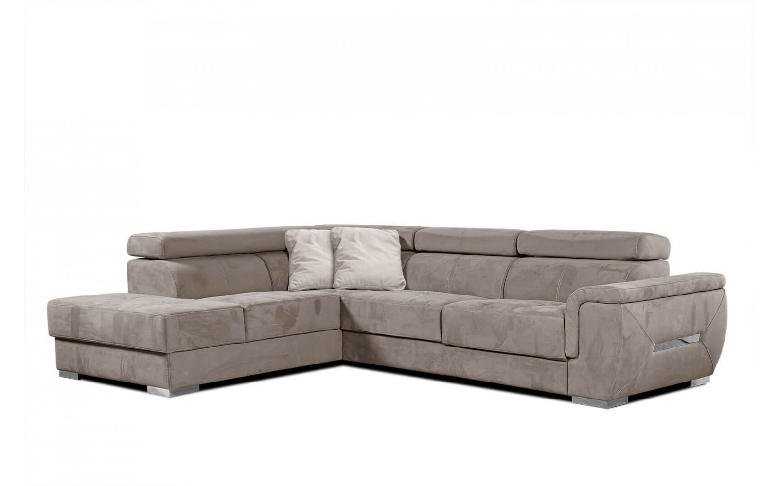 Ecksofa 5-Sitzer links Kelte | Mit verstellbaren Kopfstützen | Wozimo