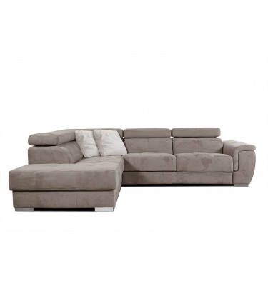 Ecksofa 5-Sitzer links Kelte | Mit verstellbaren Kopfstützen | Wozimo