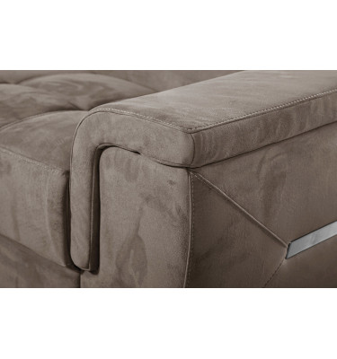 Ecksofa 5-Sitzer links Kelte | Mit verstellbaren Kopfstützen | Wozimo