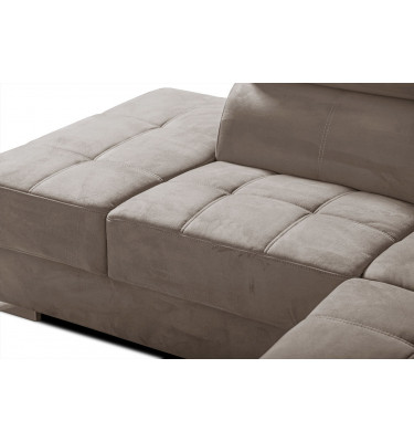 Ecksofa 5-Sitzer links Kelte | Mit verstellbaren Kopfstützen | Wozimo