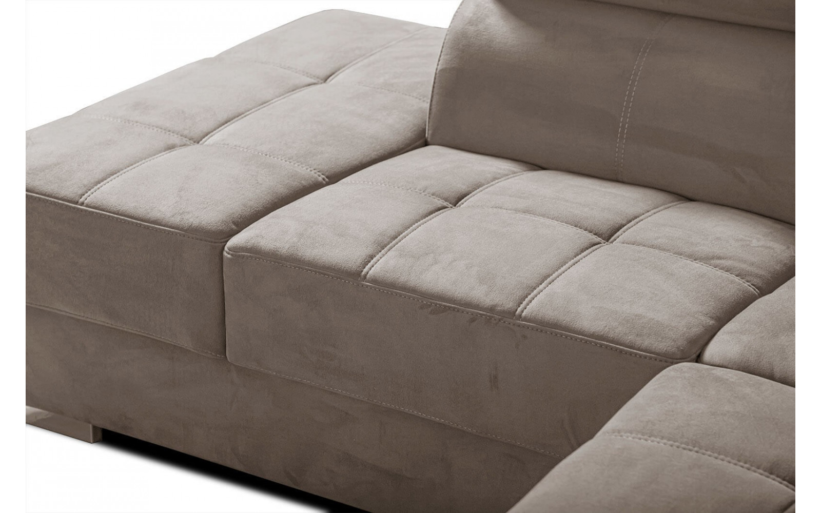 Ecksofa 5-Sitzer links Kelte | Mit verstellbaren Kopfstützen | Wozimo