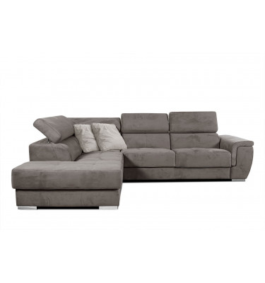 Ecksofa 5-Sitzer links Kelte | Mit verstellbaren Kopfstützen | Wozimo