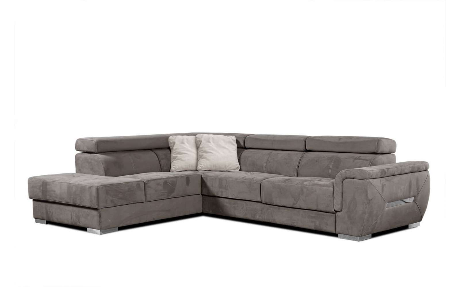 Ecksofa 5-Sitzer links Kelte | Mit verstellbaren Kopfstützen | Wozimo