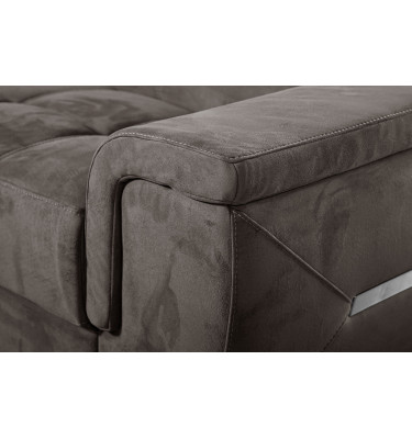 Ecksofa 5-Sitzer links Kelte | Mit verstellbaren Kopfstützen | Wozimo