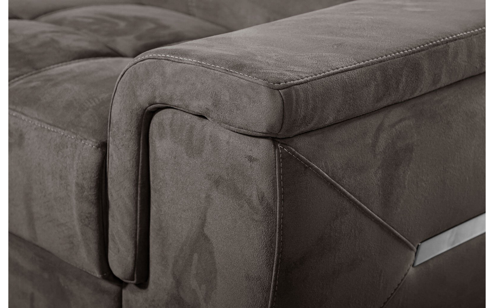 Ecksofa 5-Sitzer links Kelte | Mit verstellbaren Kopfstützen | Wozimo