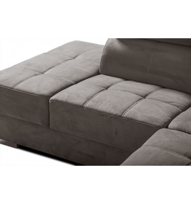 Ecksofa 5-Sitzer links Kelte | Mit verstellbaren Kopfstützen | Wozimo