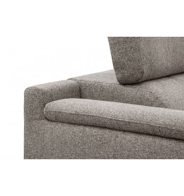 Ecksofa rechts mit verstellbaren Kopfstützen 5-Sitzer FIERO