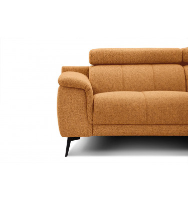 Ecksofa rechts mit verstellbaren Kopfstützen 5-Sitzer FIERO