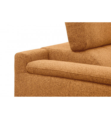 Ecksofa rechts mit verstellbaren Kopfstützen 5-Sitzer FIERO