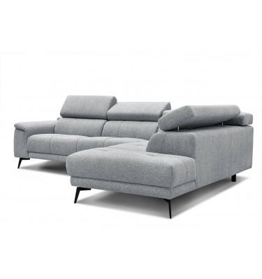 Ecksofa rechts mit verstellbaren Kopfstützen 5-Sitzer FIERO