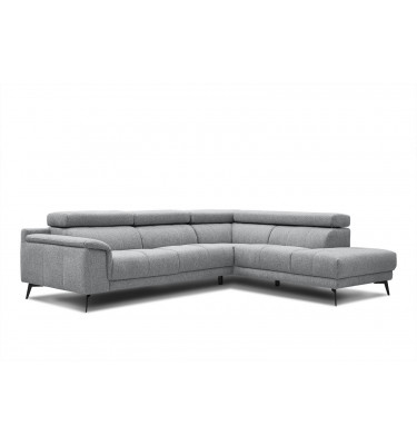 Ecksofa rechts mit verstellbaren Kopfstützen 5-Sitzer FIERO