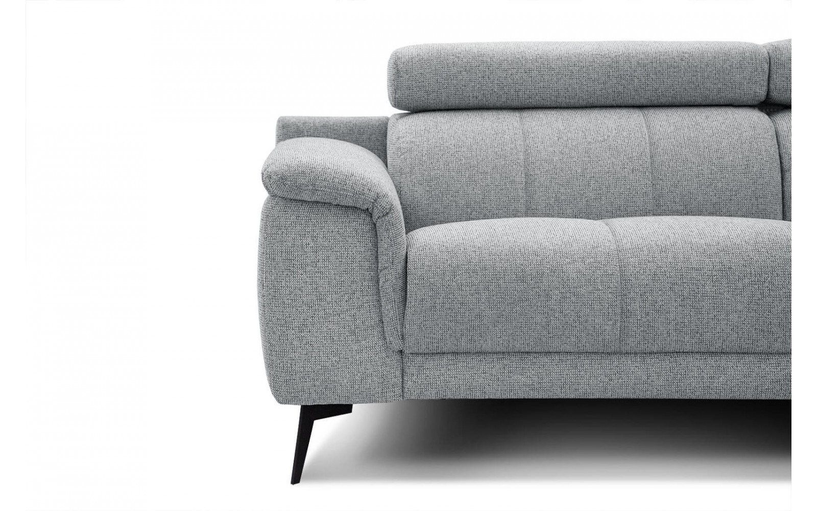 Ecksofa rechts mit verstellbaren Kopfstützen 5-Sitzer FIERO