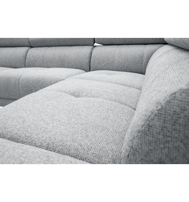 Ecksofa rechts mit verstellbaren Kopfstützen 5-Sitzer FIERO