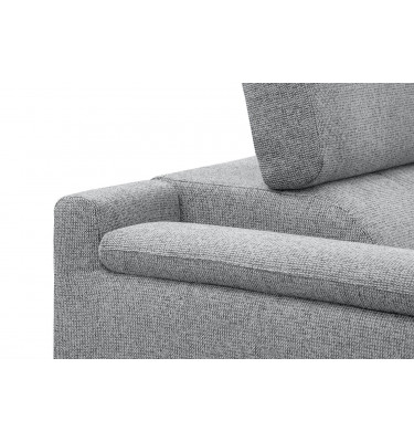 Ecksofa rechts mit verstellbaren Kopfstützen 5-Sitzer FIERO