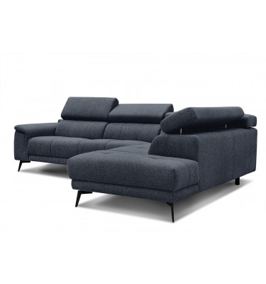 Ecksofa rechts mit verstellbaren Kopfstützen 5-Sitzer FIERO