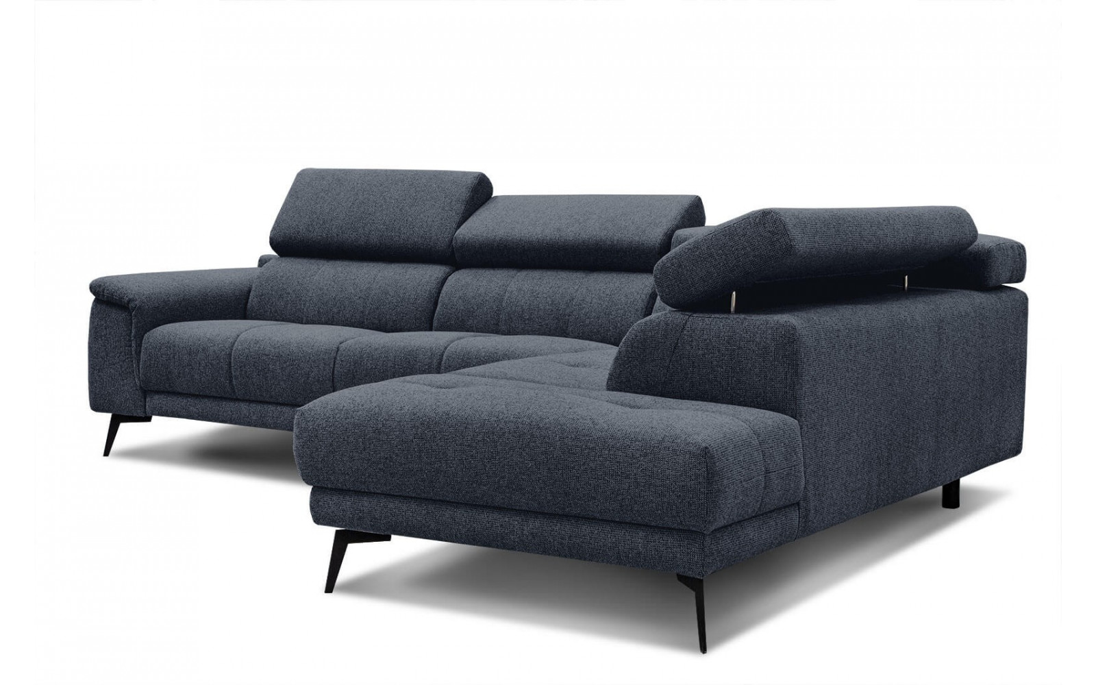 Ecksofa rechts mit verstellbaren Kopfstützen 5-Sitzer FIERO