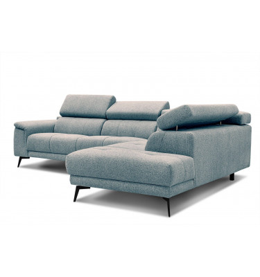Ecksofa rechts mit verstellbaren Kopfstützen 5-Sitzer FIERO