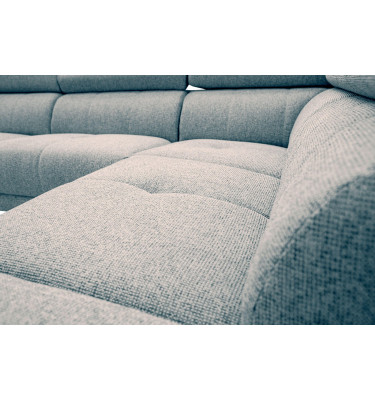 Ecksofa rechts mit verstellbaren Kopfstützen 5-Sitzer FIERO