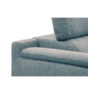 Ecksofa rechts mit verstellbaren Kopfstützen 5-Sitzer FIERO