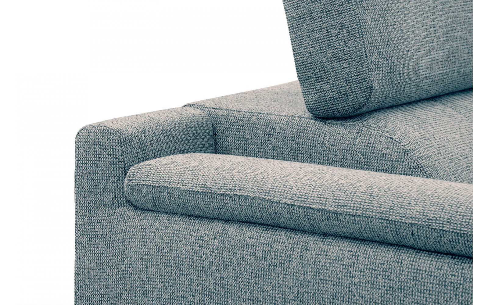 Ecksofa rechts mit verstellbaren Kopfstützen 5-Sitzer FIERO