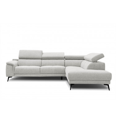 Ecksofa rechts mit verstellbaren Kopfstützen 5-Sitzer FIERO